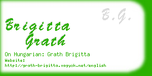 brigitta grath business card
